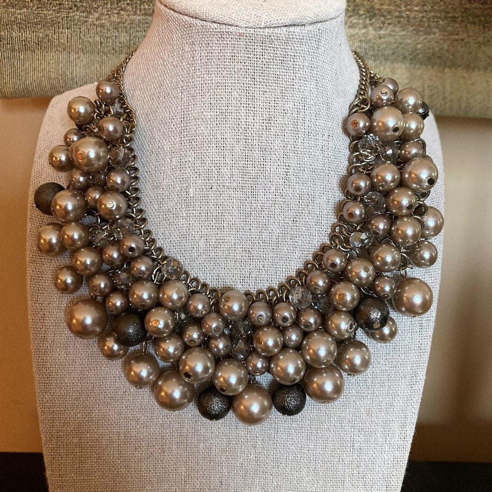 Loft Pearl Statement Necklace
